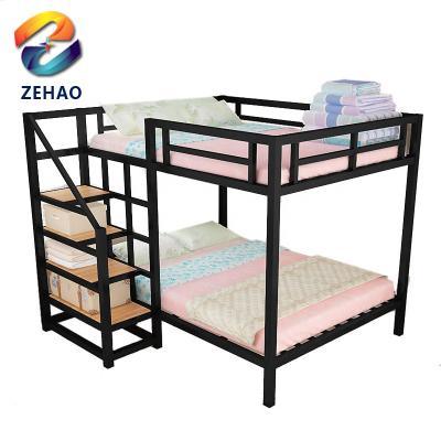 China (Other) New Design Adjustable Bunk Bed With Slide Bunk Bed For Adults Bunk Bed Metal With Storage Chair Table Slide for sale