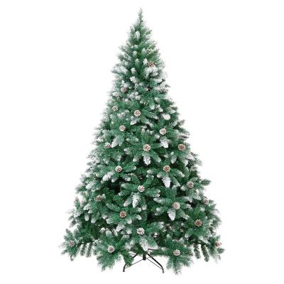 Chine Bar Bedroom/Living Room/Wardrobe/Christmas Tree 6FT Artificial Snow Flocking Loose Taper Hinge Trim Unlit Pine à vendre