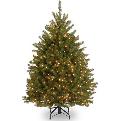 Chine Bedroom/Living Room/Wardrobe/Bar Mini Christmas Tree Artificial Green White First Light Include Stand 4 Legs à vendre