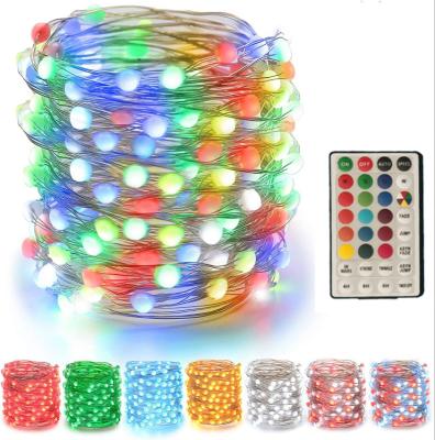 Chine Decoration Type With 3 Master Switch RGB LED 16 Color Lamp USB Remote Control Lamp String Checkpoint Outdoor Waterproof Magic Copper Wiring Lights à vendre