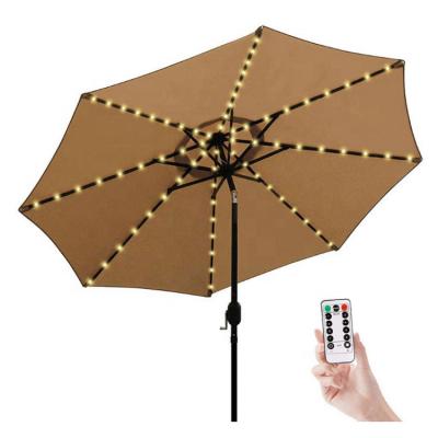 China Outdoor led string lights patio umbrella with led string lights battery box light with remote control for sun umbrella led string lights à venda