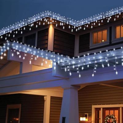 Cina / Christmas Icicle Lights 35 ft 400 LED Curtain Light with Remote Control Outdoor String Light Suitable for Christmas Decorations in vendita