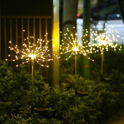 中国 Hot Sale Holiday Light 2021 Solar Power Garden Lights Decorative Fireworks String Lights 販売のため