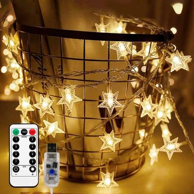 中国 100 LED 34FT String Light Bar 100 LED 34FT USB Remote Control Warm White USB Star Light with 8 Modes Indoor Fairy String Lights 販売のため