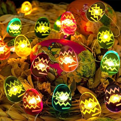 中国 Bedroom/Living Room/Cabinet/Bar Easter Decoration Lights 10ft 30 LED String Lamp Easter Egg Fairy Lights Copper String Lamp Battery Operated 販売のため