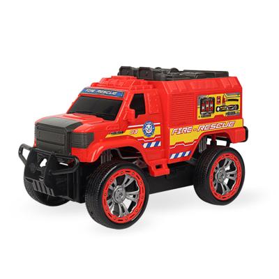 China Wltoys 1/16 27Mhz Rc Remote Control Fire Truck Model Factory Wholesale Red Plastic Car Toy Children Vehicle for sale