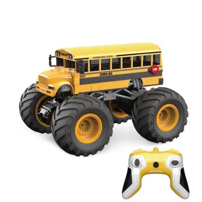 China RC Model 1:18 2.4G 4Ch Super Wheels Race Bigfoot Toys Remote Control Rc Car 1/18 With Led Light Simulated Sound for sale