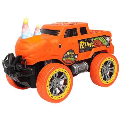 China Low Price Hot Selling Children's Electric Car Shape Rhinoceros ABS Plastic Toy Car With Light And Music Car Toy for sale