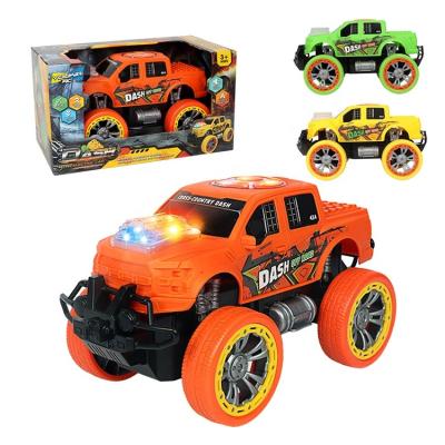 China Brand New 4wd RC Model Stop Kids Electric Remote Control Car With High Quality Light And Music Building Blocks Can Walk Uprigh for sale