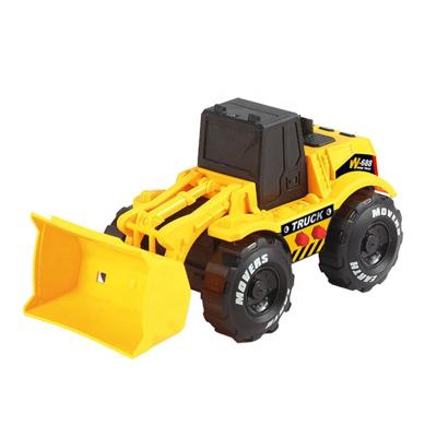 China 2022 Friction Inertia Construction Plastic Car Friction Toy Explosive With Shock Absorption Lightweight And Healthy Forklift Model Toy for sale