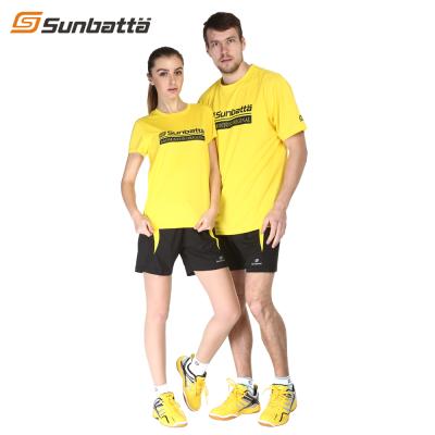 China Sunbatta Badminton Sportswear T-shirt Quick Dry Badminton Tank Top for sale