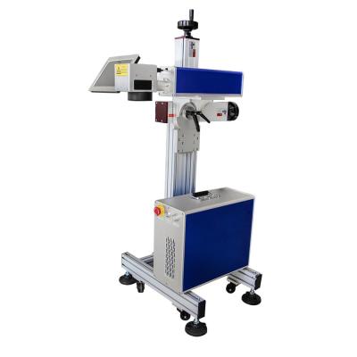 China Laser marking 20w 50w fiber laser marking machine for steel pen 30w laser metal engraving machines with customized pen conveyor belt for sale for sale