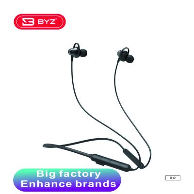 China BYZ B10 Professional Neckband Anti-Drop Ear Hook Metal Sports Neckband Earphone for sale