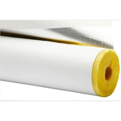 China Noise and heat insulation ISO certificate glass woo insulation glass wool pipe manufacturer in china for sale