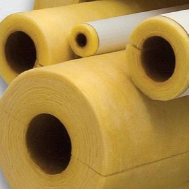 China High Quality Noise And Heat Insulation Glass Wool Insulation Glass Wool Pipe With Alum Aluminum for sale