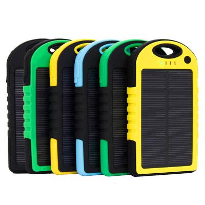 China Popular 10000mah Outdoor Solar Mobile Power Bank Solar Power Bank Ultra-Fast External Battery Pack 4 Port Charger Power Pack for sale