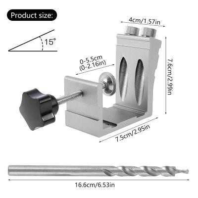 China Woodworking Enthusiast Pocket Hole Jig Machine Wood Hole Support Customized Punching Machine for sale