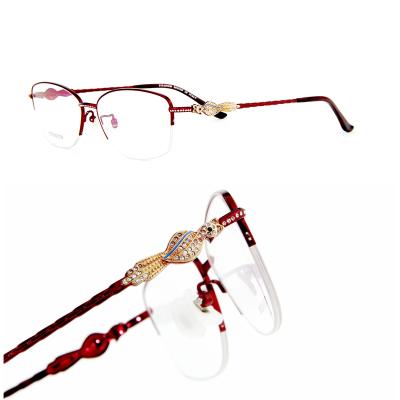 China 15 Years Experience Diamond Phoenix Optical High Quality Titanium Glass Frame Spectacle Eyeglass for sale