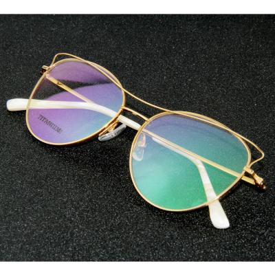 China JunShun Retro Glass Cozy High Quality Retro Cat Eye Frames Optical for sale