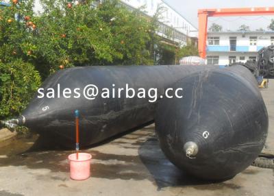 China Inflatable marine rubber salvage airbags , recycle ship airbag for sale