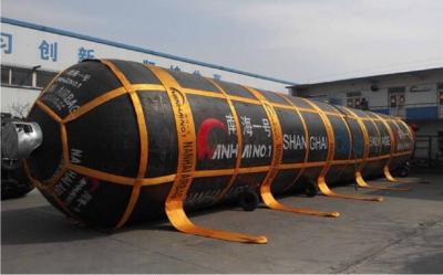 China ISO Inflatable Rubber Marine Salvage Airbags / Pontoons For Sewol Salvage Work for sale