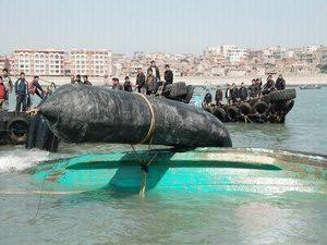 China Kundengebundene Gummimarineairbags, aufblasbare Marineaufzug-Taschen für Schiffs-Wiedergewinnung zu verkaufen