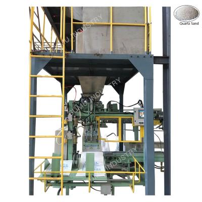 China Automatic Open Quartz Sand Packing Machine 20Kg 30Kg 40Kg 50Kg Bag Food Pouch Filling Sealing Wrapper With PLC for sale