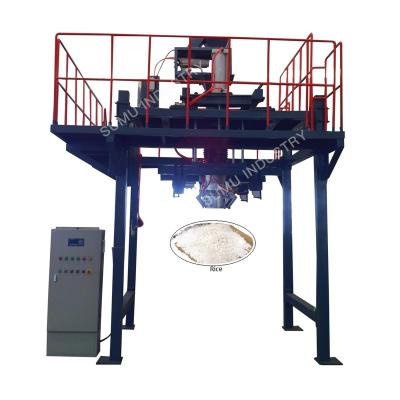 China High Quality Type 1Ton 2 Ton Packing Machine Rice Big Bag Filling Bulk Food 500Kg-2000 Kg Bag Filling Sealing Machine Bag Gravity Packing Machine for sale