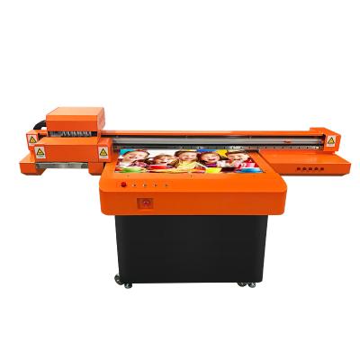 China New Indoor Outdoor Advertising Low Price 9060 A1size DX5 DX8 Head 2440dpi 3d Large Format Flat Lay Cardboard Mat Uv Digital Inkjet Printing Machine for sale