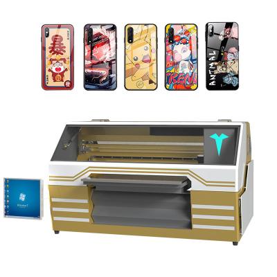 China Newest LED Print Shops Suction System Heat Dissipation Radiation Protection Ceramic Tile UV Low Price Flatbed Wood Glass Printer 50*40cm 50*40cm for sale