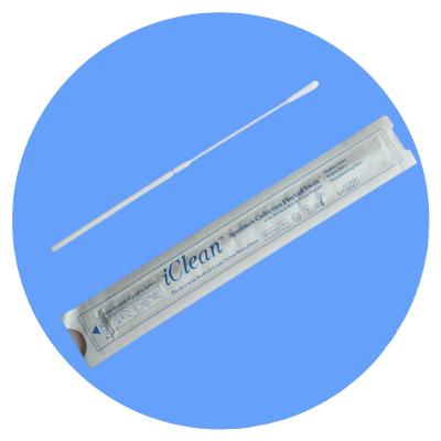 China Vaginal Sterile Lab Stick Throat Flocked Swab For Sample Kids Children Nasopharyngeal Oral Nasopharyngeal Collection Sampling Hpv Nose Test for sale