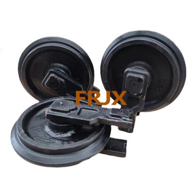 China E325 Excavator Track Idler 1028155 Front Excavator Idler Wheel Alloy Steel for sale