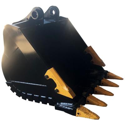 China Curved One Cubic Meter Digging Bucket Of Excavator With Replaceable Teeth for sale