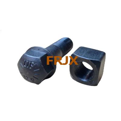 China Strength Cold Formed Bulldozer Track Bolts with Zinc Finish and Forging Casting Technology for sale