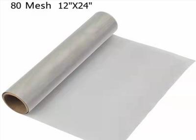 China alambre de acero inoxidable Mesh Roll 80X80 Mesh For Sieving/filtración del 1M X 100F en venta