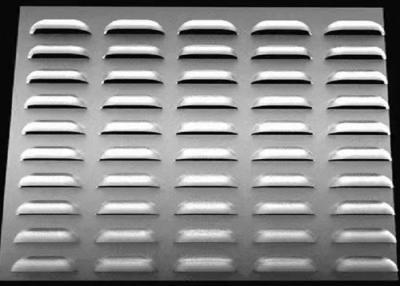 China Louver Hole Perforated Metal Sheet , Aluminum Perforated Metal Screen Sheet for sale