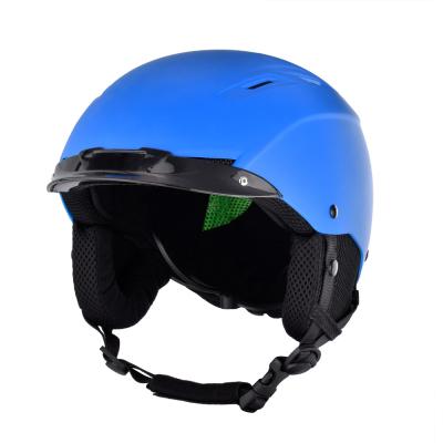 China Best youth ski helmet，blue snow helmet and ski helmet with goggles for sale