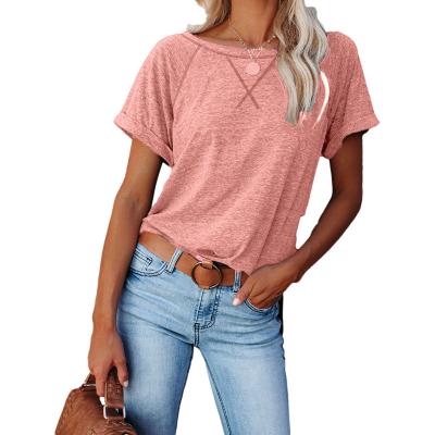 China Regular Pure Pink Regular Hot Sale Regular Color Shirts Women Anti-wrinkle Anti-wrinkle Sleeve Loose Sleeve OEM Designs Causal Wear None Model for sale