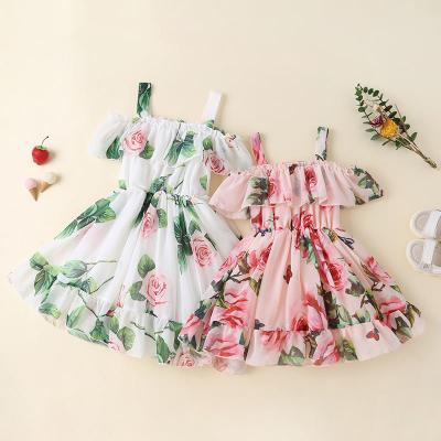 China Baby Suspender Skirt Summer Sleeveless Kids Dresses Anti-wrinkle Children Girl Bridesmaids Skirt Dresses for sale