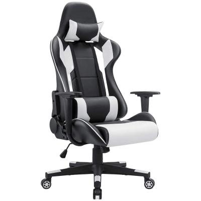 China Hot Selling PU And PVC Cooling Adjustable Swivel Leather Racing Gaming Office Chair for sale