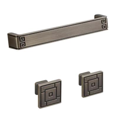 China Most popular modern light-hole furniture hardware sideboard handle and knob for sale