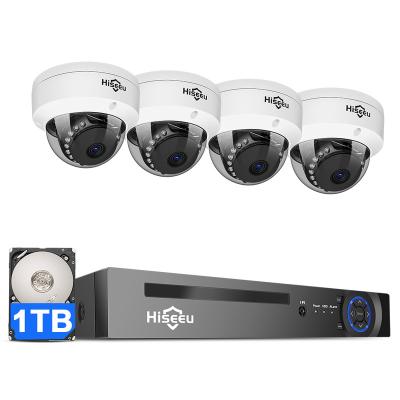 China NIGHT VISION 5MP Security IP POE Camera Kit Set Outdoor Waterproof Home Street Monitoring 10CH 4K NVR H.265 NVR Kit P2P VCR for sale