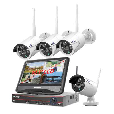 China Wholesale Night Vision System Nvr Kit Wifi Camera With Lcd Screen Wireless Monitor for sale