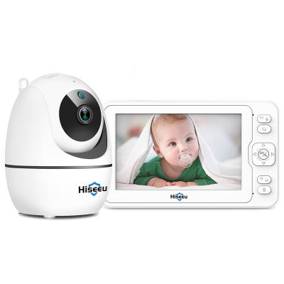 China NIGHT VISION Hiseeu 5.0 Inch Baby Monitor 1080P Camera Wireless Baby Monitor 1080P Camera Two Way Audio Crying Video Surveillance Support Playback for sale