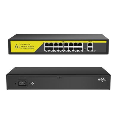 China POE Network Switch OEM/ODM POE 16 Ports 10/100Mbps For IP Camera CCTV Security Camera NVR System Network for sale