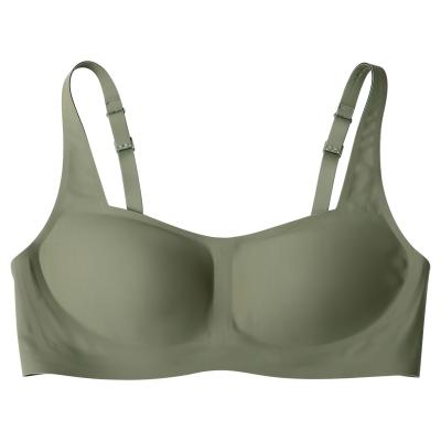 China QUICK DRY bra sutia beha sutyen reggiseno bra bralette BH, push up wireless seamless bra for women, ladies women green bra for sale