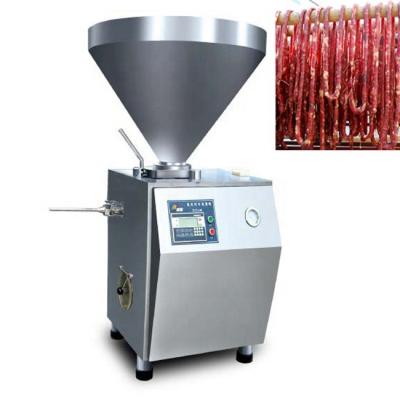 China High Speed ​​Automatic Vacuum Paddle Stainless Steel High Precision Low Energy Sausage Stuffer Straight Filler Stuffing Filling Maker Machine for sale