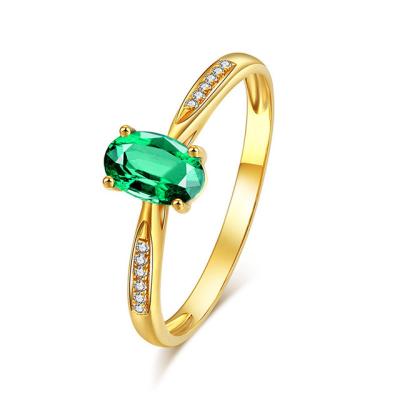 China Natural Green Alexandrite Gemstone Gem Stone Rings Fashionable Vintage Anillos Ajustables Finger Ring Jewelry For Women for sale