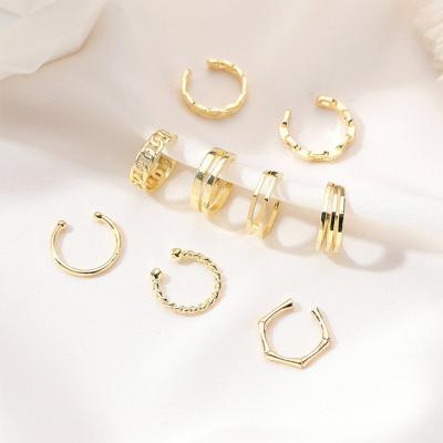 China CLASSIC tarnish free stainless steel fashionable accessories shape jewelry gold cc circle earrings stud luxury 2021 letter for sale