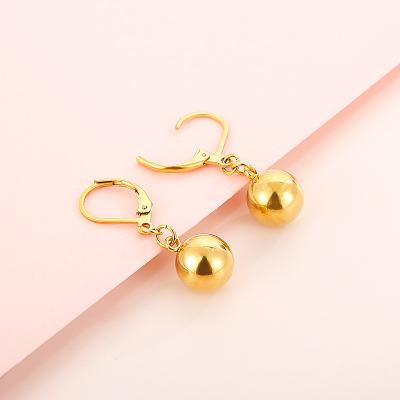 China CLASSIC 2022 Newcomers Trendy Fashion Trend Studs Stainless Steel Stud Filled Jewelry Earrings For Women 18k Gold Plated for sale